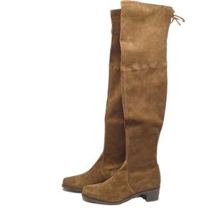 Stuart Weitzman Tan Over the Knee Boots